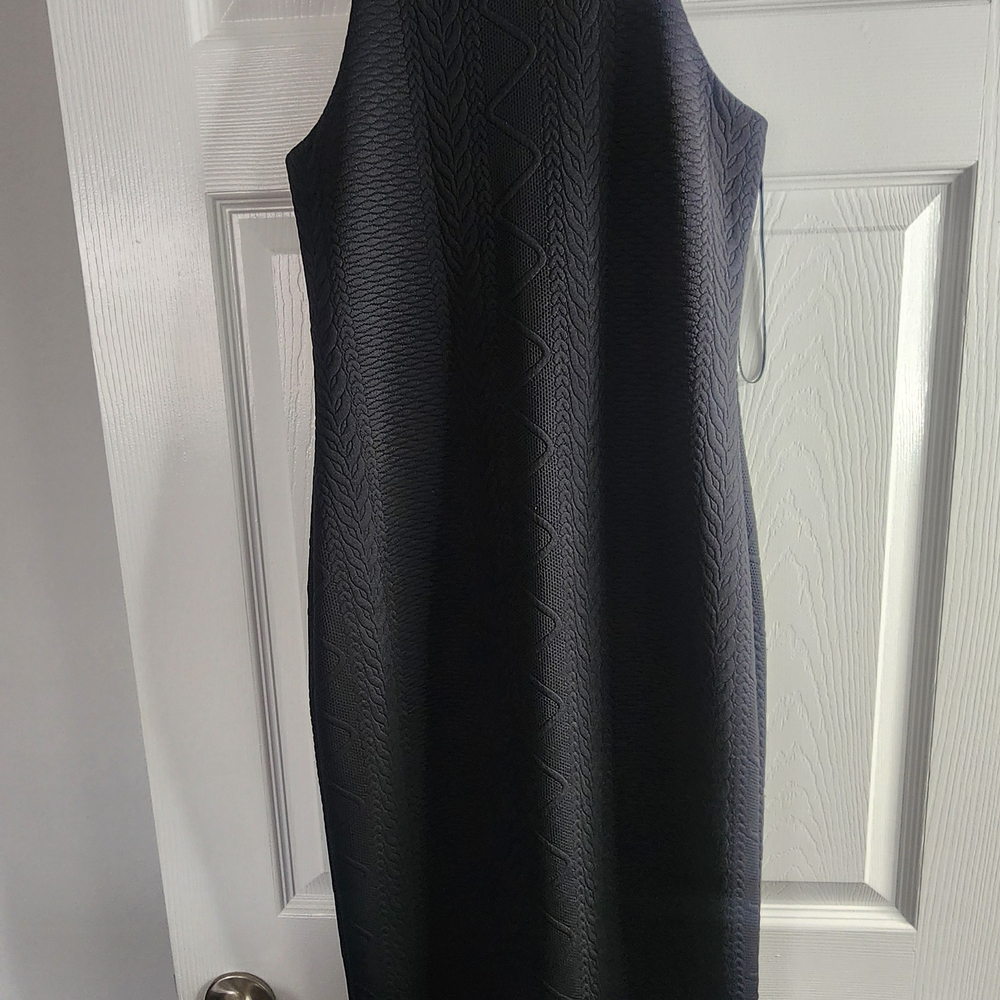 Express Elegant Black Midi Dress
